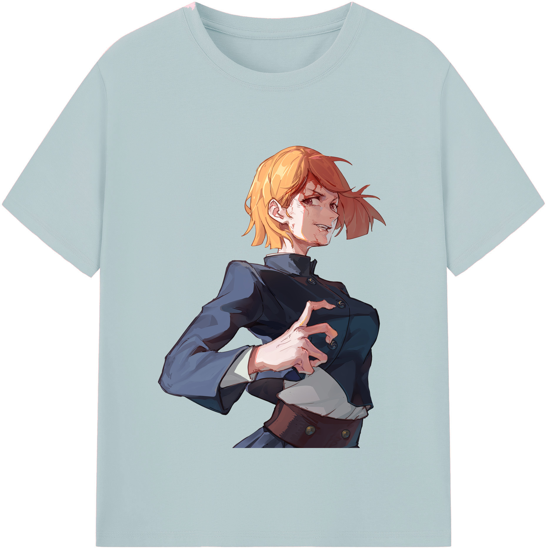 （画像用） 呪術廻戦 Jujutsu Kaisen 綿100％半袖Tシャツ（フロントプリント）